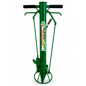 Plantadeira Manual com duas Empunhaduras - cano de 60 mm - Limitador de Profundidade - Válvula para aplicação de gel de plantio - Limitador de profundidade